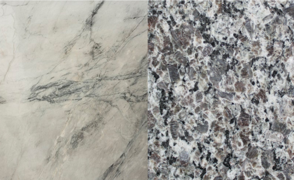 diferença entre marmore e granito